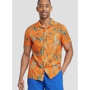 NEW All in Motion Men's Resort Button Down Shirt